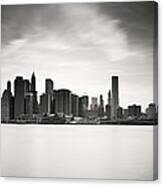 Black And White Landscape Photograph Of Canvas Print
