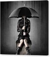 Black Rain Canvas Print