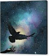 Blackbird Singing In The Dead Of Night Canvas Print