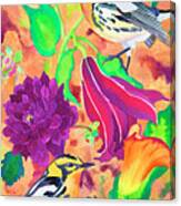 Blackburnian Warblers Canvas Print