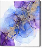 Blue Florals Canvas Print