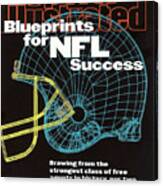 Blueprints For Nfl Success Sports Illustrated Cover Canvas Print
