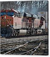 Bnsf 6744 And 6698 Canvas Print