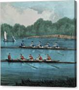 Boat Race Canvas Print
