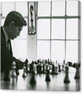 Bobby Fischer, World Chess Champion Canvas Print