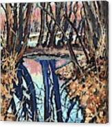 Boise River Reflections Study Canvas Print