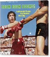 Boom Boom Booms Lightweight Champ Ray Mancini Wins Big Sports Illustrated Cover Canvas Print