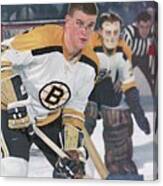 Boston Bruins Bobby Orr... Sports Illustrated Cover Canvas Print