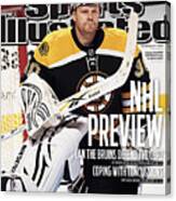 Boston Bruins Goalie Tim Thomas, 2011-12 Nhl Hockey Season Sports Illustrated Cover Canvas Print