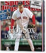 Boston Red Sox Curt Schilling... Sports Illustrated Cover Canvas Print