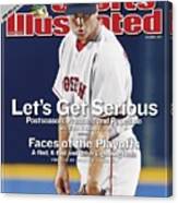 Boston Red Sox Jonathan Papelbon... Sports Illustrated Cover Canvas Print