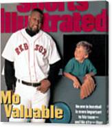 Boston Red Sox Mo Vaughn Sports Illustrated Cover Canvas Print