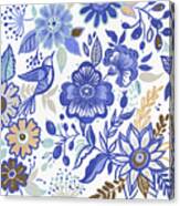 Botanical Azul Ii Canvas Print