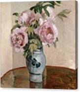 Bouquet Of Pink Peonies Canvas Print
