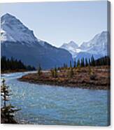 Bow River, Alberta, Canada Canvas Print