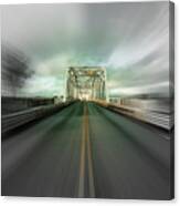Bridge Blur Canvas Print