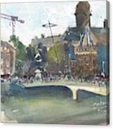 Bridge In Amsterdam Canvas Print