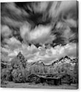Broken House In The Tetons Canvas Print