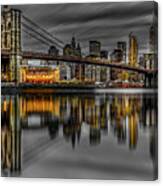 Brooklyn Bridge In New York City! Canvas Print