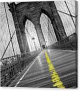 Brooklyn Bridge - Pop Canvas Print