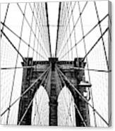 Brooklyn Bridge Web Canvas Print