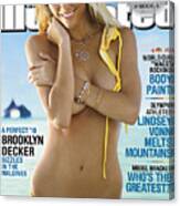 Brooklyn Decker Swimsuit 2010 Sports Illustrated Cover Canvas Print