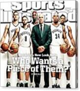 Brooklyns New Look Nets Who Wants A Piece Of Them 2013-14 Sports Illustrated Cover Canvas Print