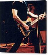 Bruce Springsteen Performing On Stage Canvas Print