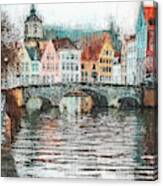 Bruges, Belgium - 02 Canvas Print