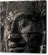 Buddha Head, Angkor Wat Canvas Print