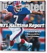 Buffalo Bills Qb Doug Flutie... Sports Illustrated Cover Canvas Print