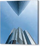 Buildings Face To Face Canvas Print