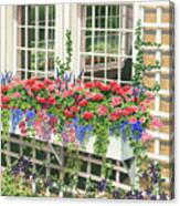 Butchart Gardens Window Box Canvas Print