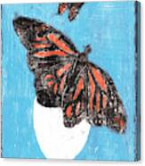 Butterfly Garden Summer 2 Canvas Print