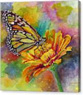 Butterfly Kiss Canvas Print