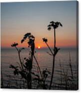 Caernafon Bay At Sunset Canvas Print