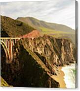 Bixby Creek Bridge Big Sur California Pacific Coast 0575 Canvas Print