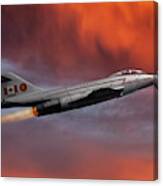 Canadian Supersonic Sunset Canvas Print