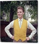 Canary Waistcoat Canvas Print