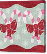 Candy Canes Canvas Print