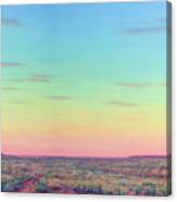 Caprock Dawn Canvas Print