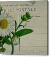 Carte Postale Canvas Print