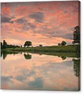 Carton Lake Sunset Canvas Print