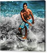 Casual Surf Canvas Print