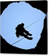 Caving Expedition Canvas Print