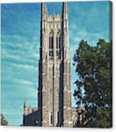 Chapel Tower - Duke University Canvas Print