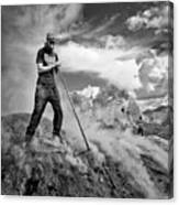 Charcoal Workers Canvas Print