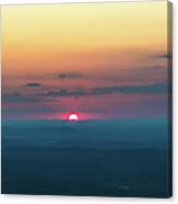 Cheaha Wilderness Sunset - Summer Canvas Print