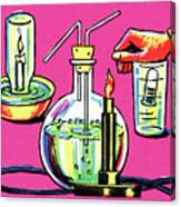Chemistry Experiment Canvas Print