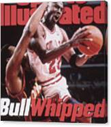 Chicago Bulls Michael Jordan, 1996 Nba Finals Sports Illustrated Cover Canvas Print